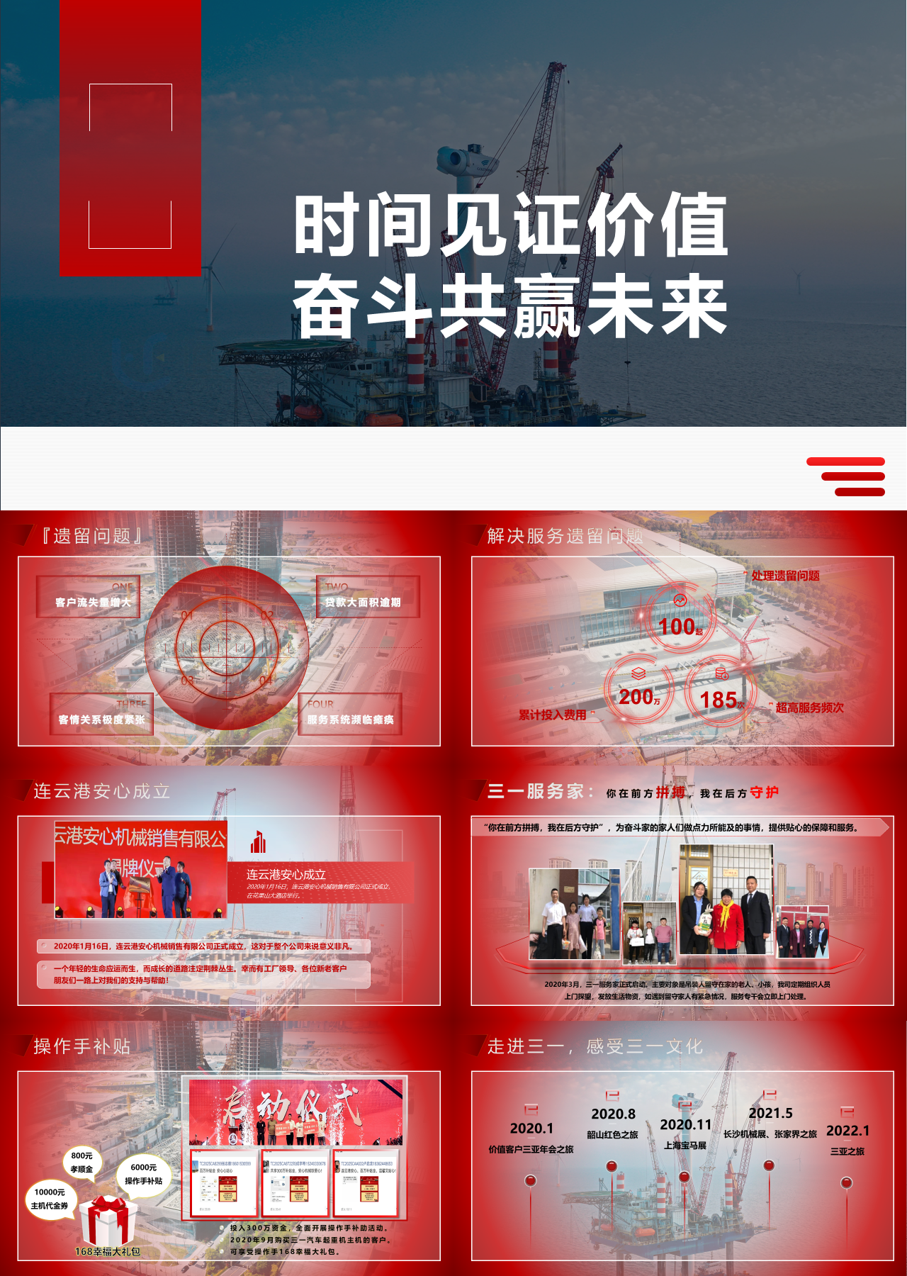 标准静态红色机械公司两周年庆典