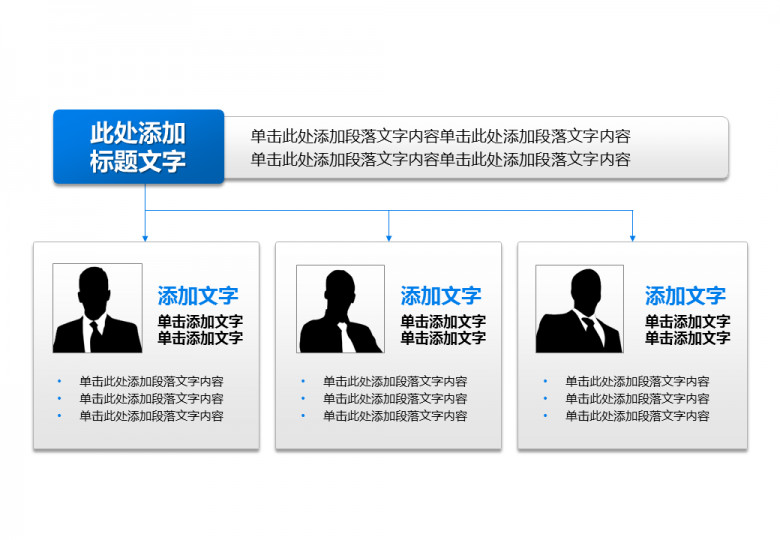 带人物照片的组织结构图