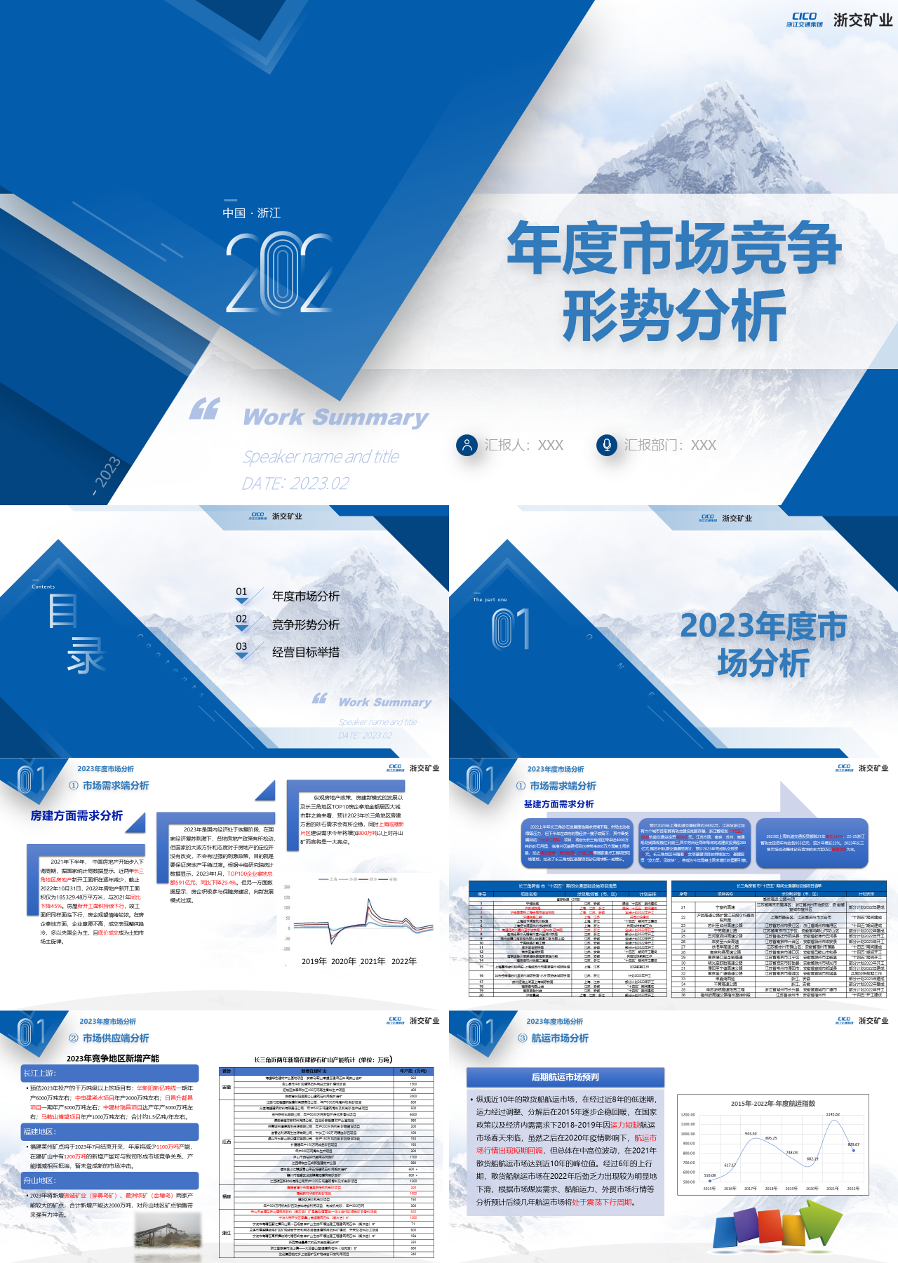 标准动态蓝色企业年度市场竞争形势分析