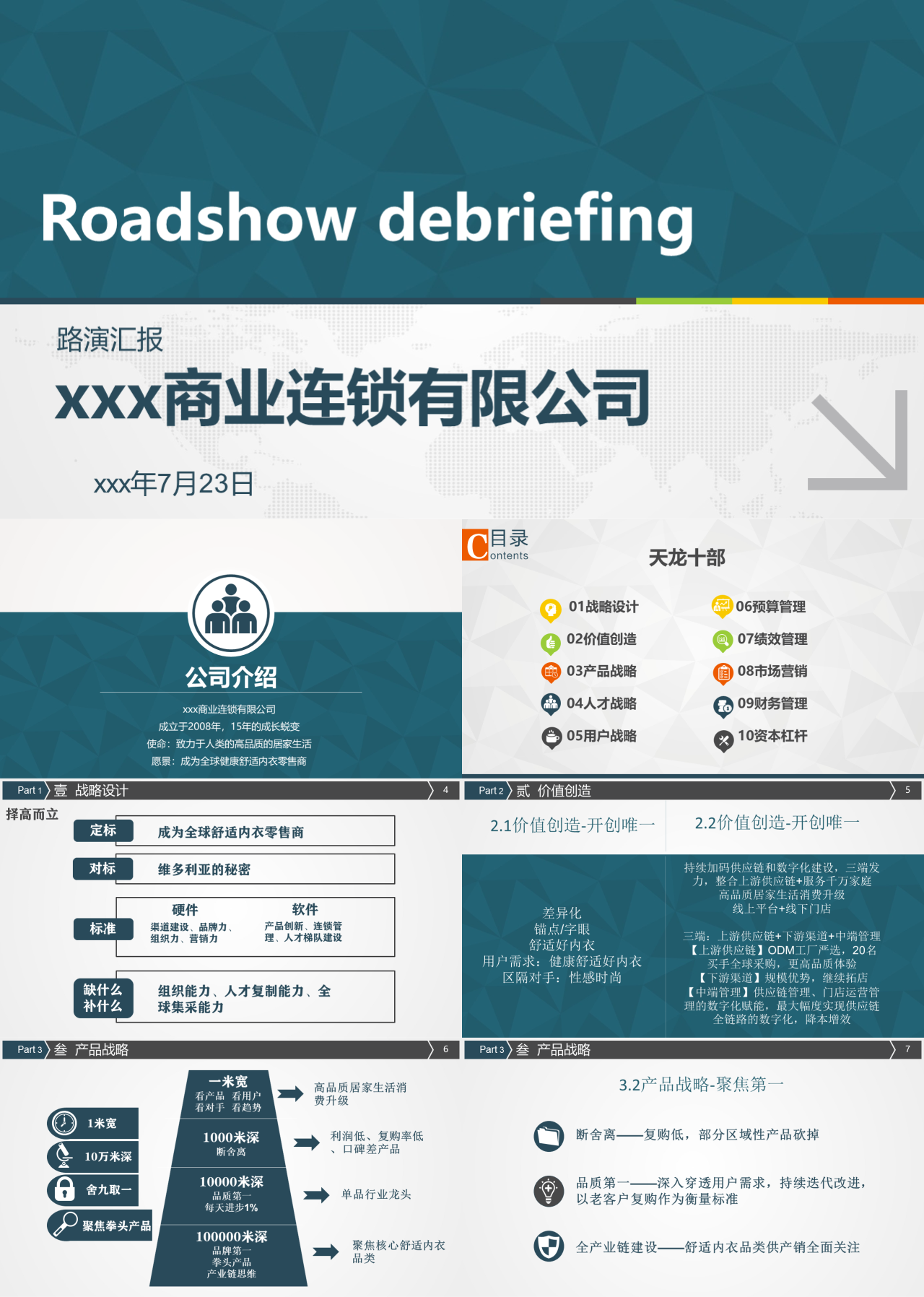 标准静态绿色商业计划书商业连锁有限公司