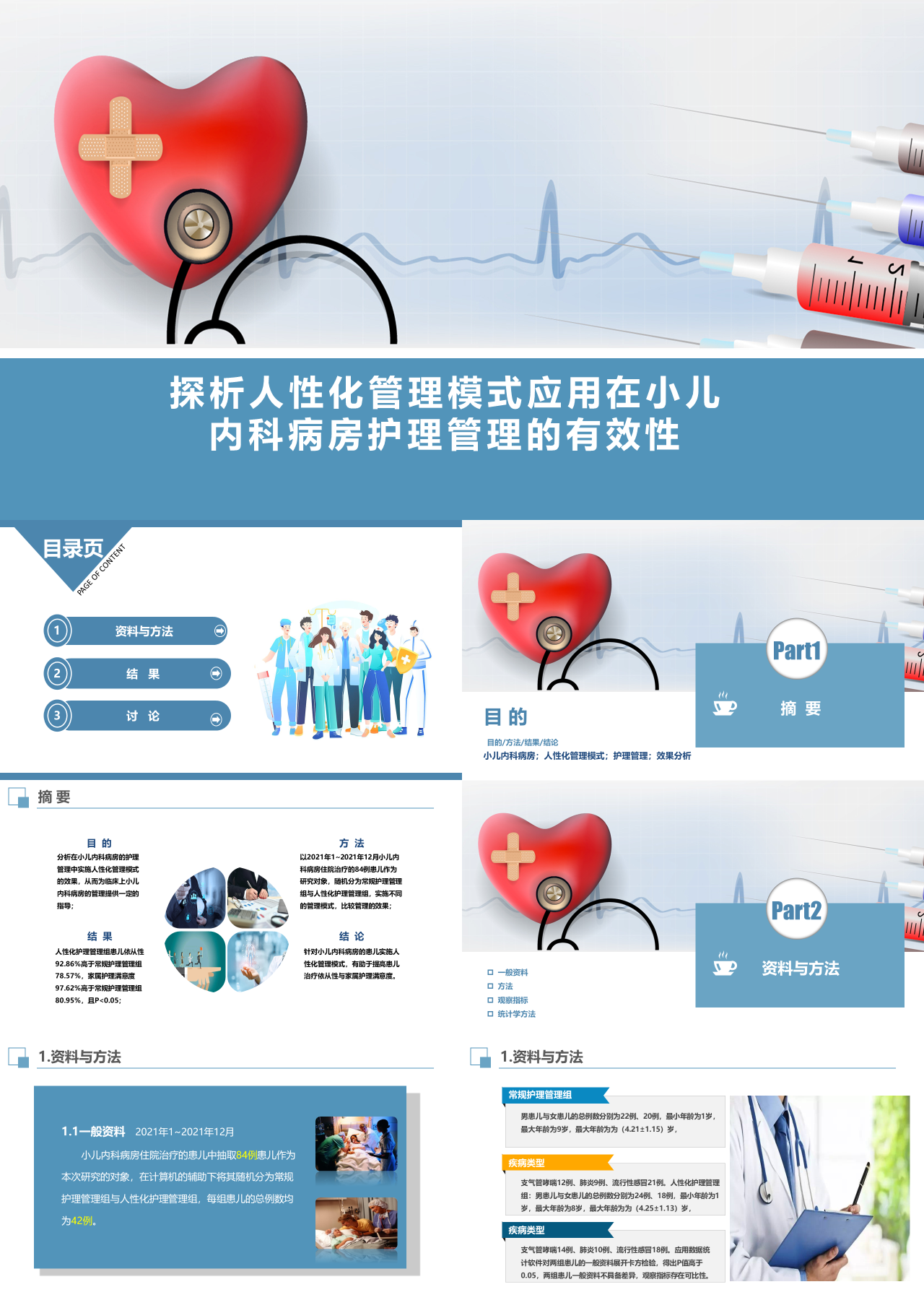 标准动态蓝色工作总结内科病房护理管理的有效性