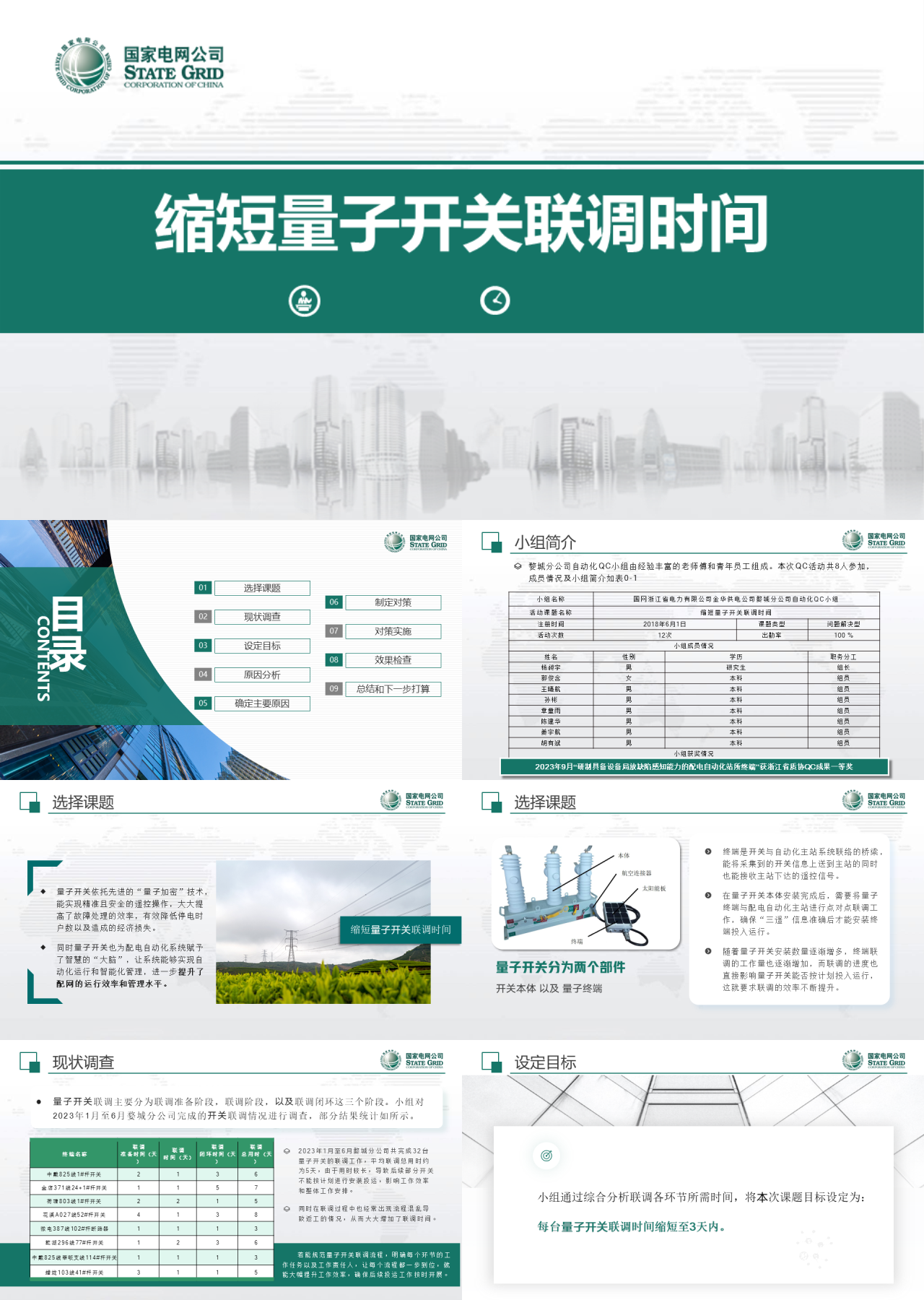 标准静态绿色国家电网缩短量子开关联调时间