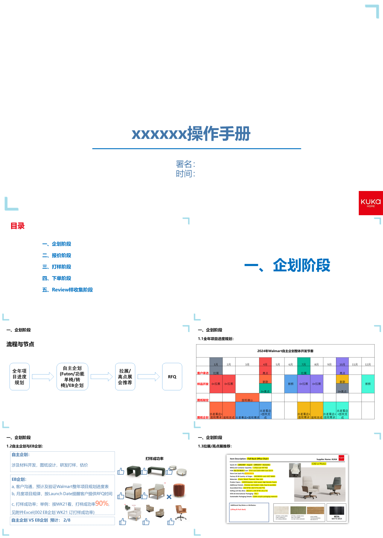 标准静态简约操作手册