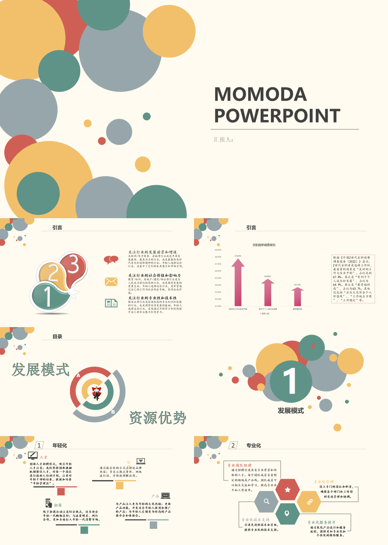 标准静态简约工作汇报POWERPOINT