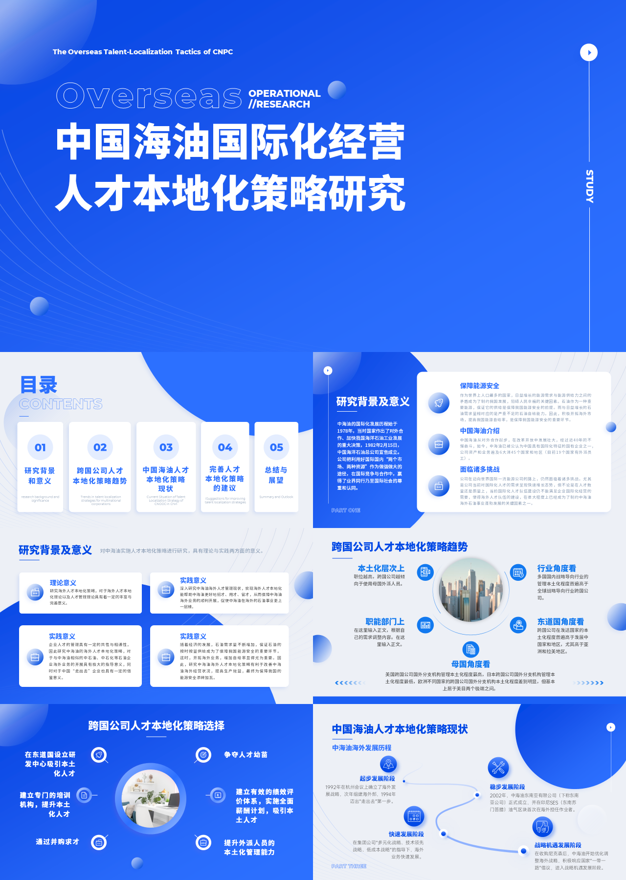 标准静态蓝色工作汇报人才本地化策略研究
