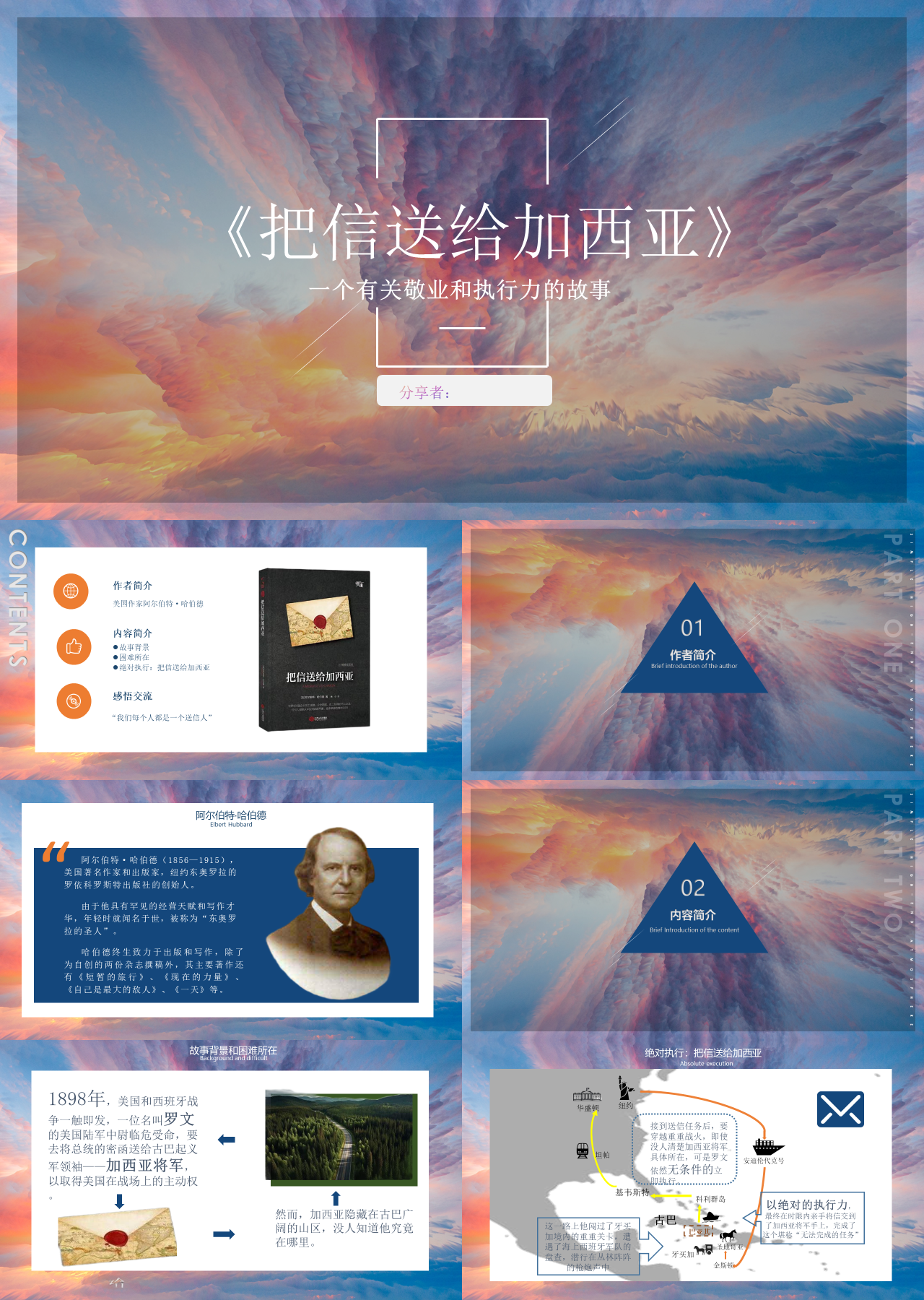 标准静态简约书籍介绍把信送给加西亚
