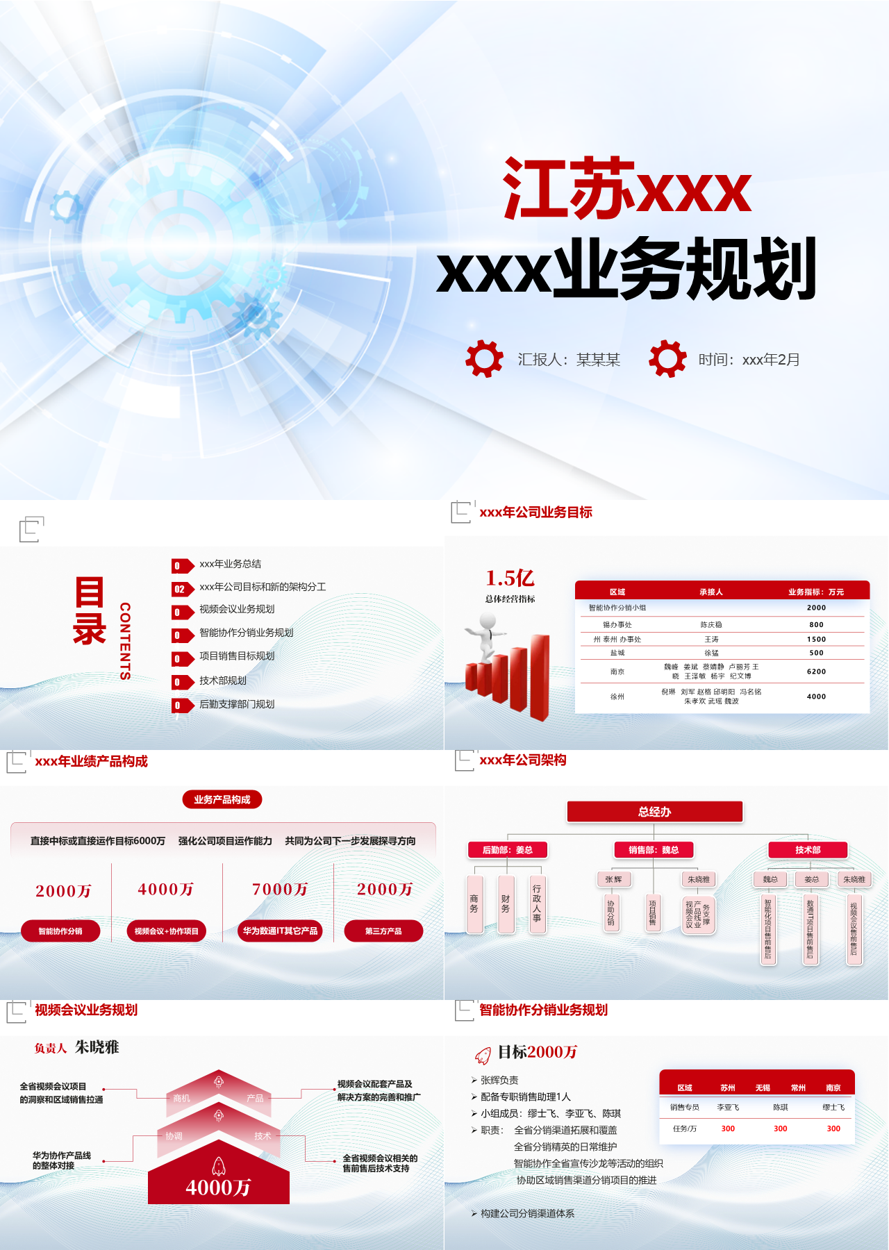 标准静态红色业务总结暨业务规划