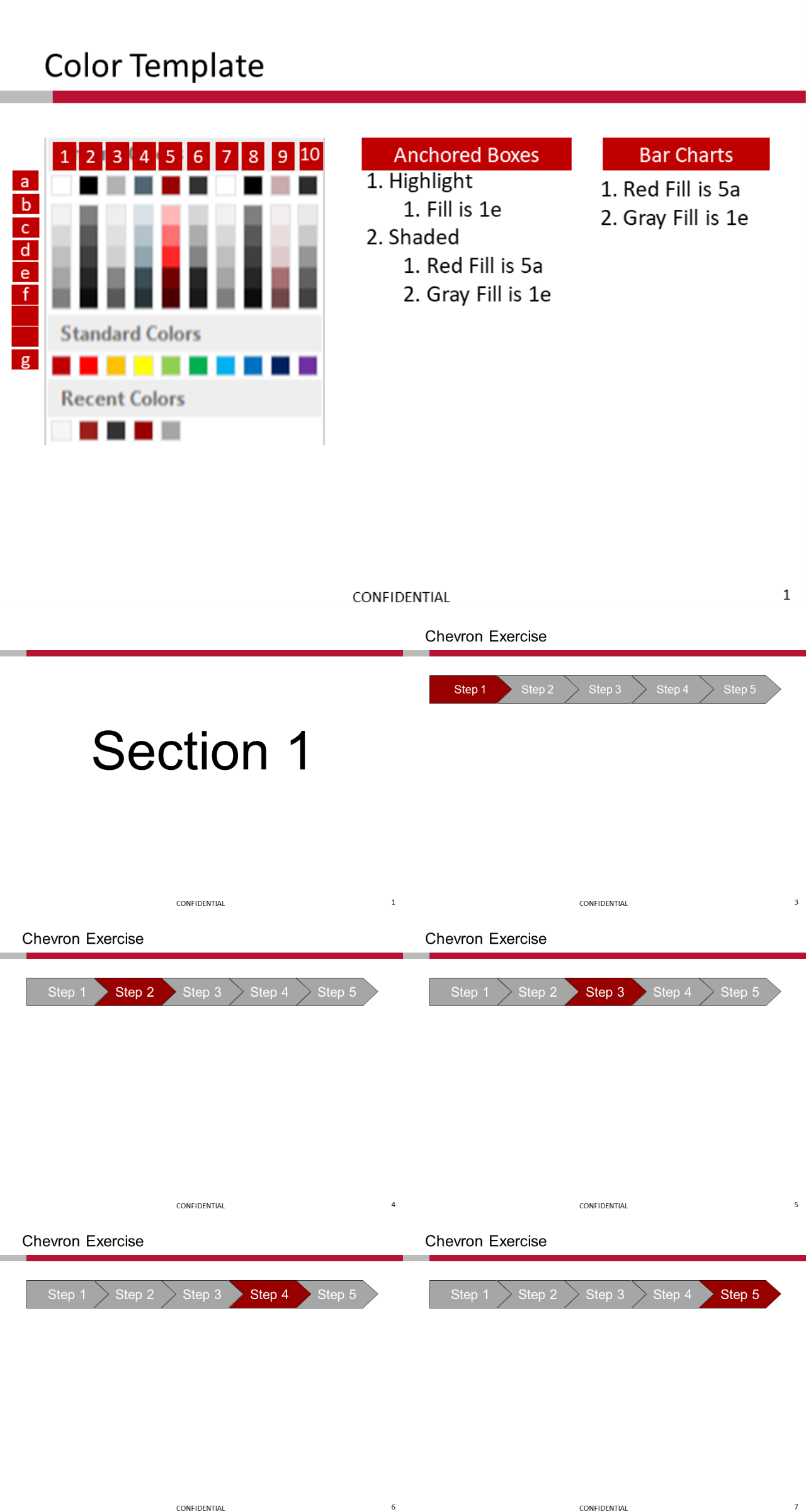 标准静态红色工作汇报Template
