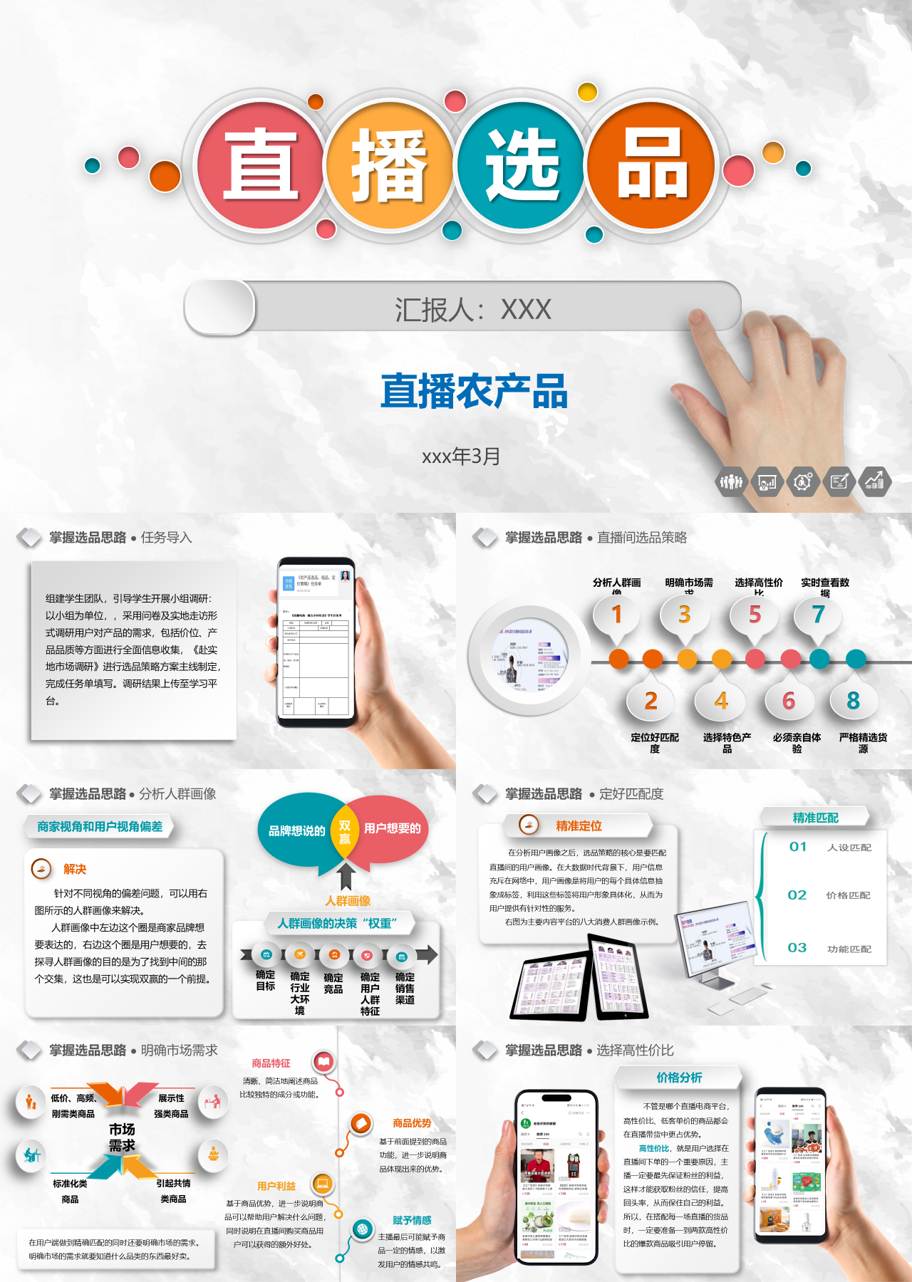 标准动态微粒体营销策划农产品直播选品