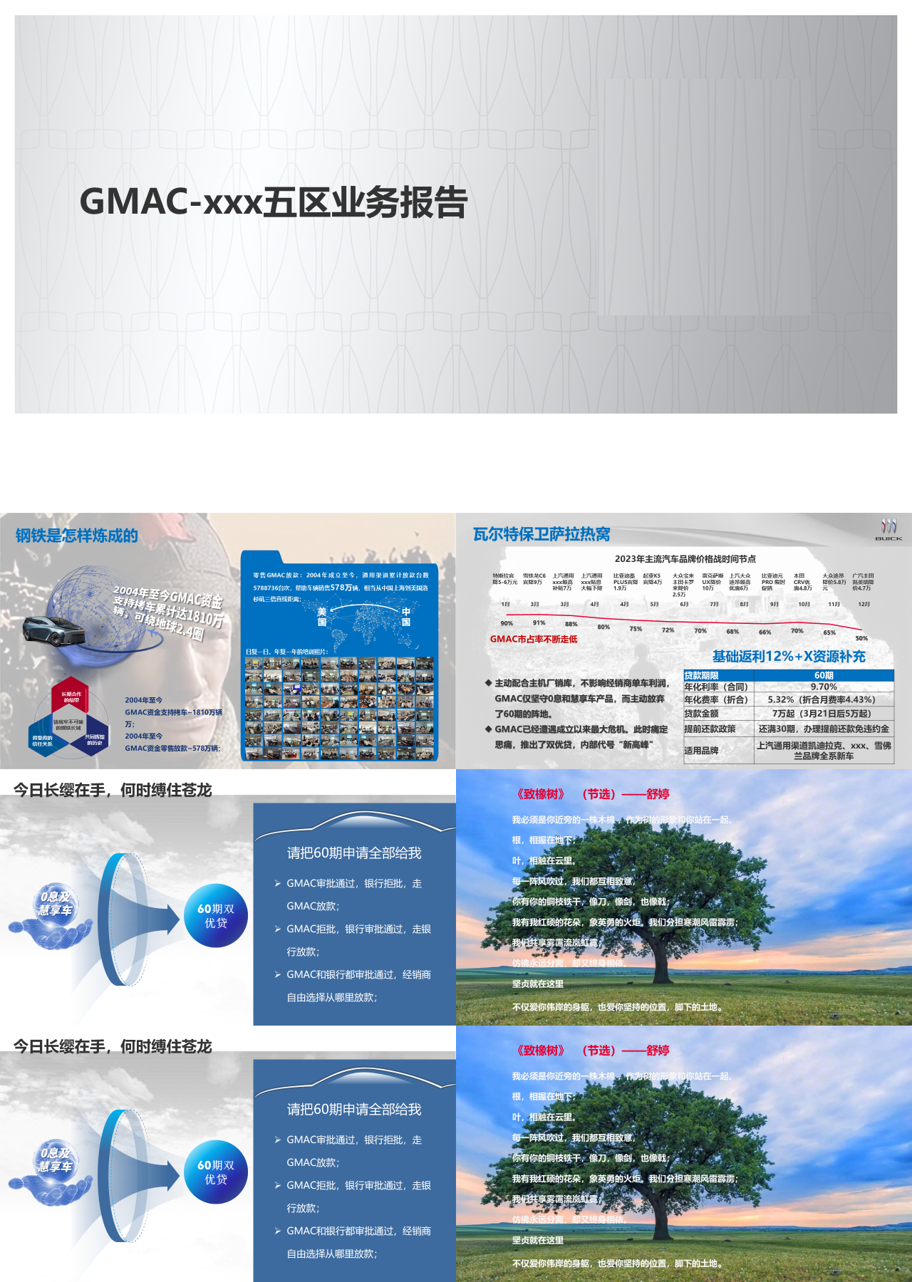 标准静态简约业务报告