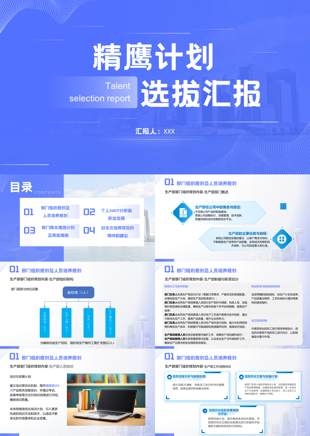 标准静态蓝色精鹰计划选拔汇报