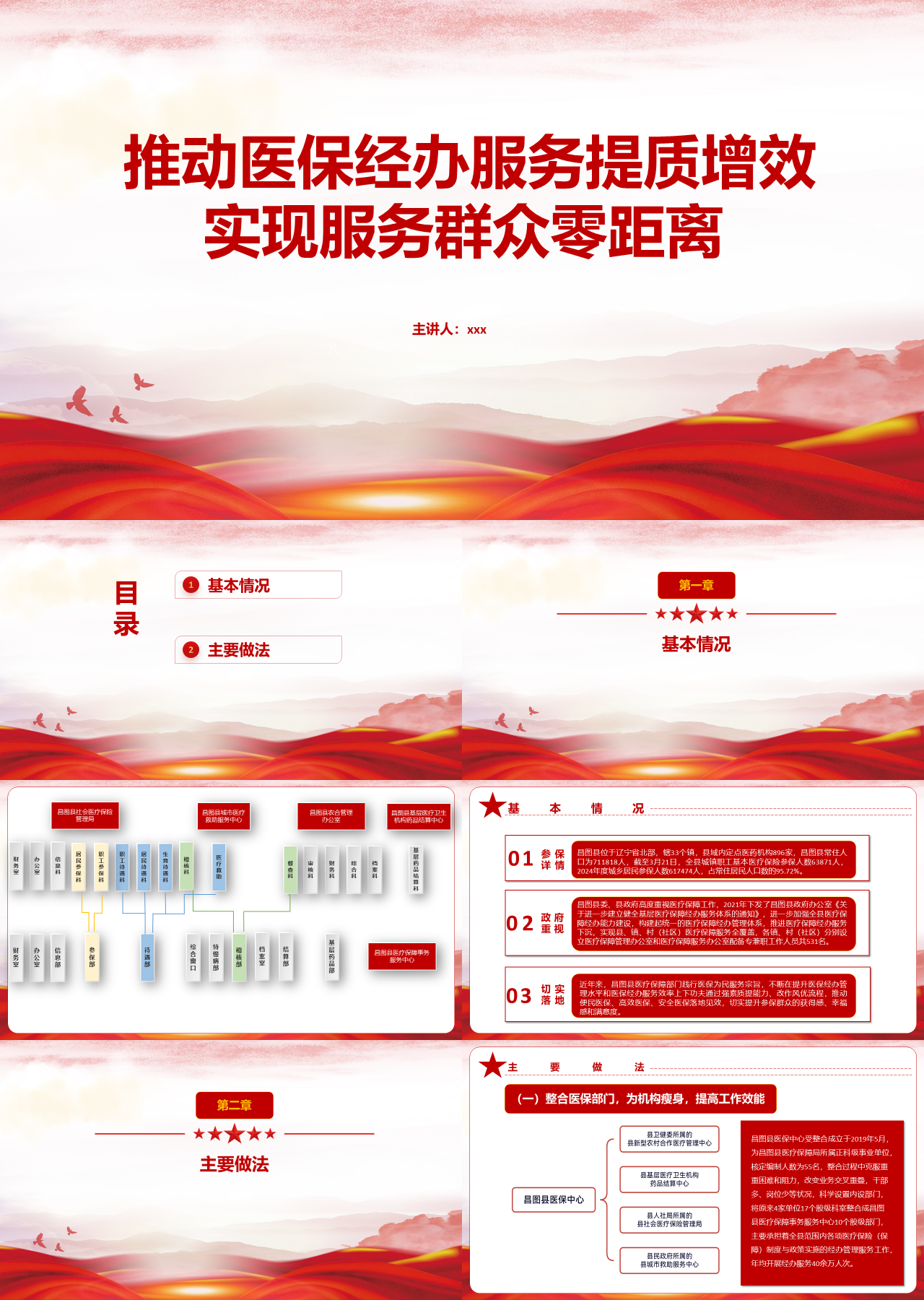 标准动态红色工作汇报推动医保经办服务提质增效