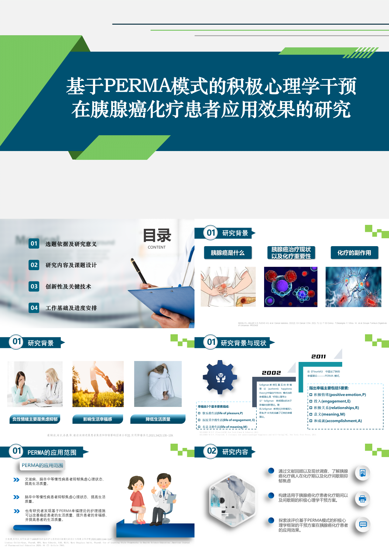 标准静态蓝色工作汇报在胰腺癌化疗患者应用效果的研究