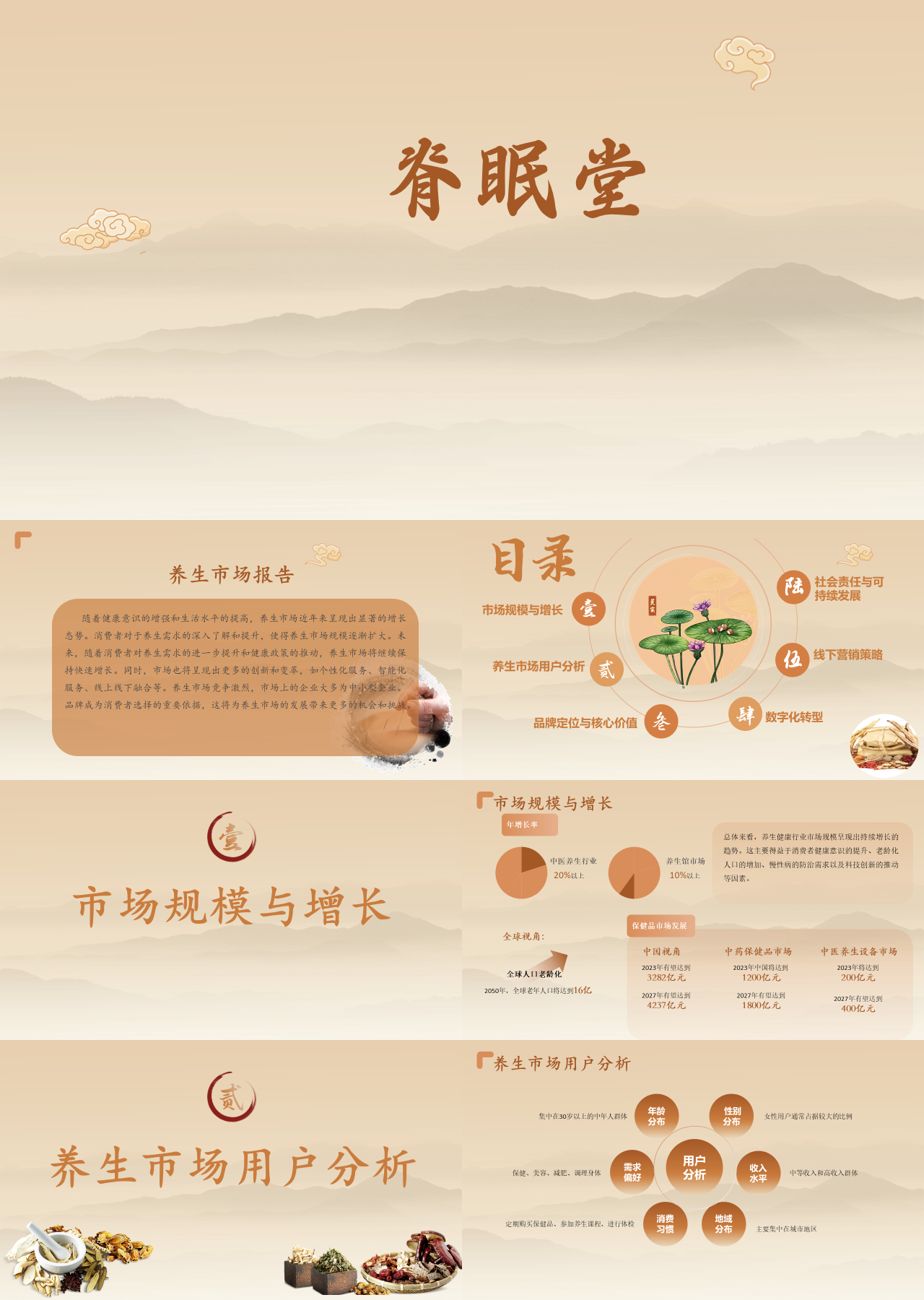 标准静态简约营销策划脊眠堂