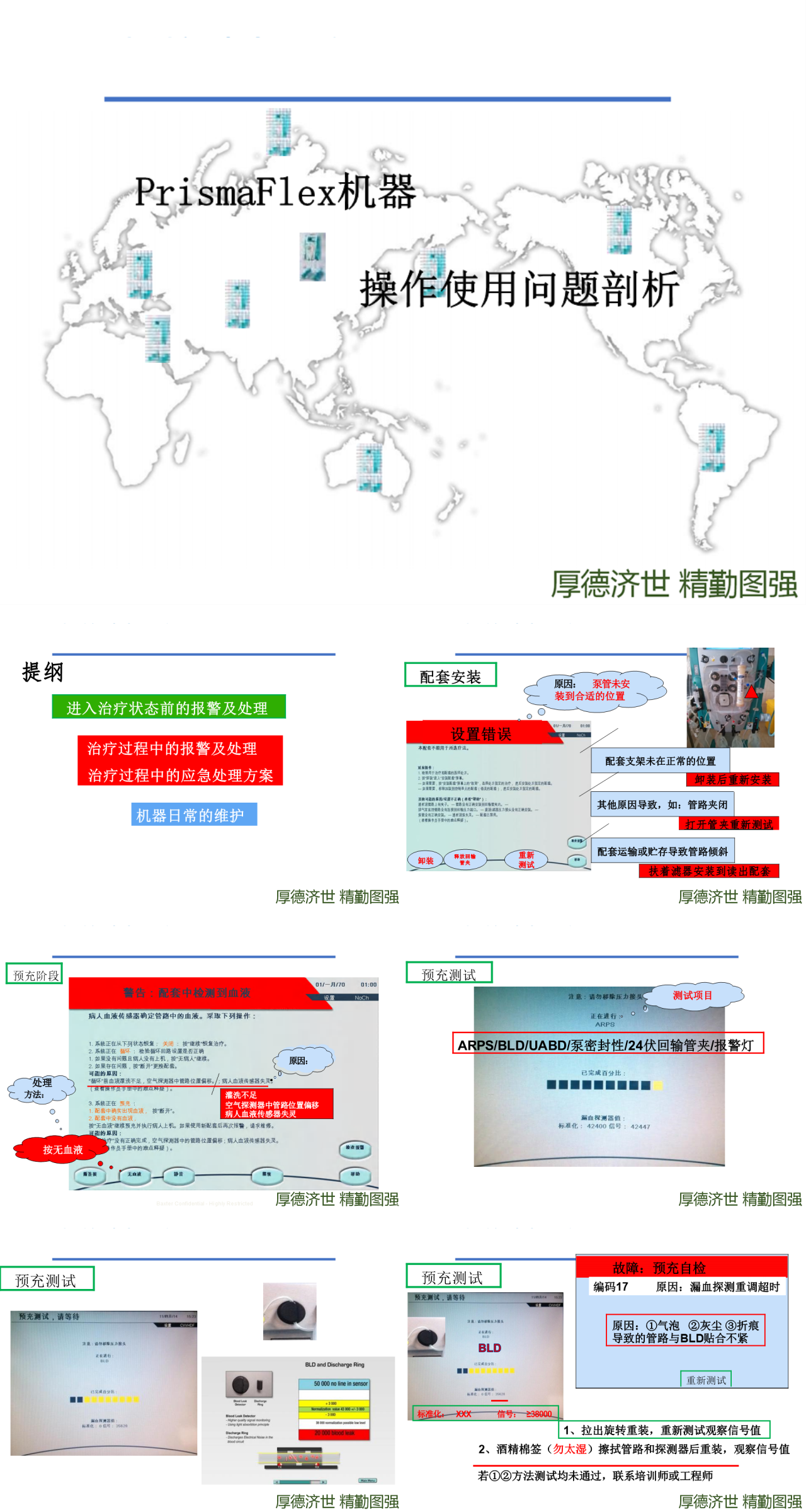 标准静态蓝色工作汇报操作使用问题剖析