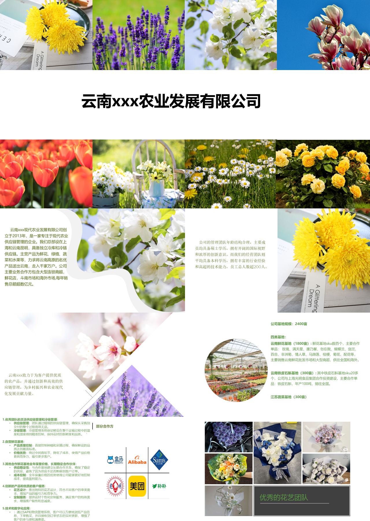 标准静态简约企业宣传农业发展公司