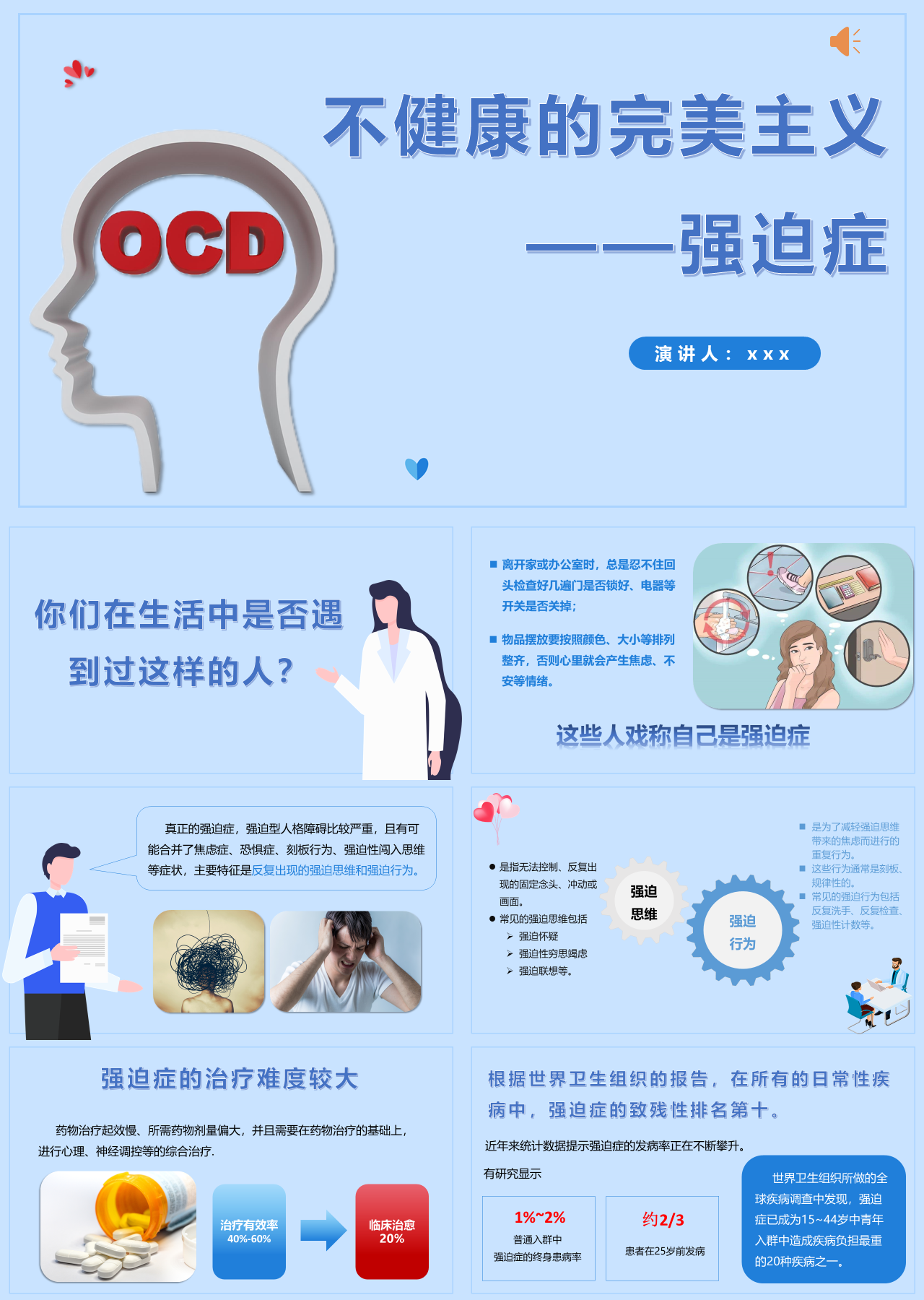 标准动态蓝色教育课件不健康的完美主义