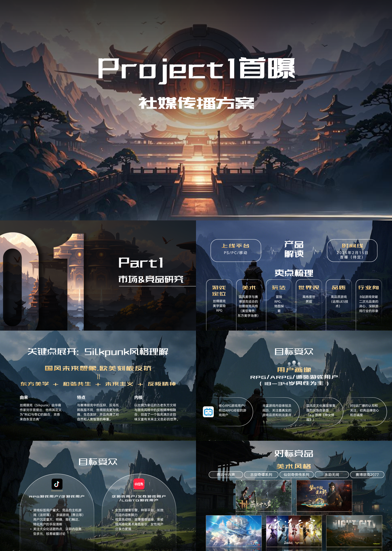 精美静态科技感营销策划社媒传播方案