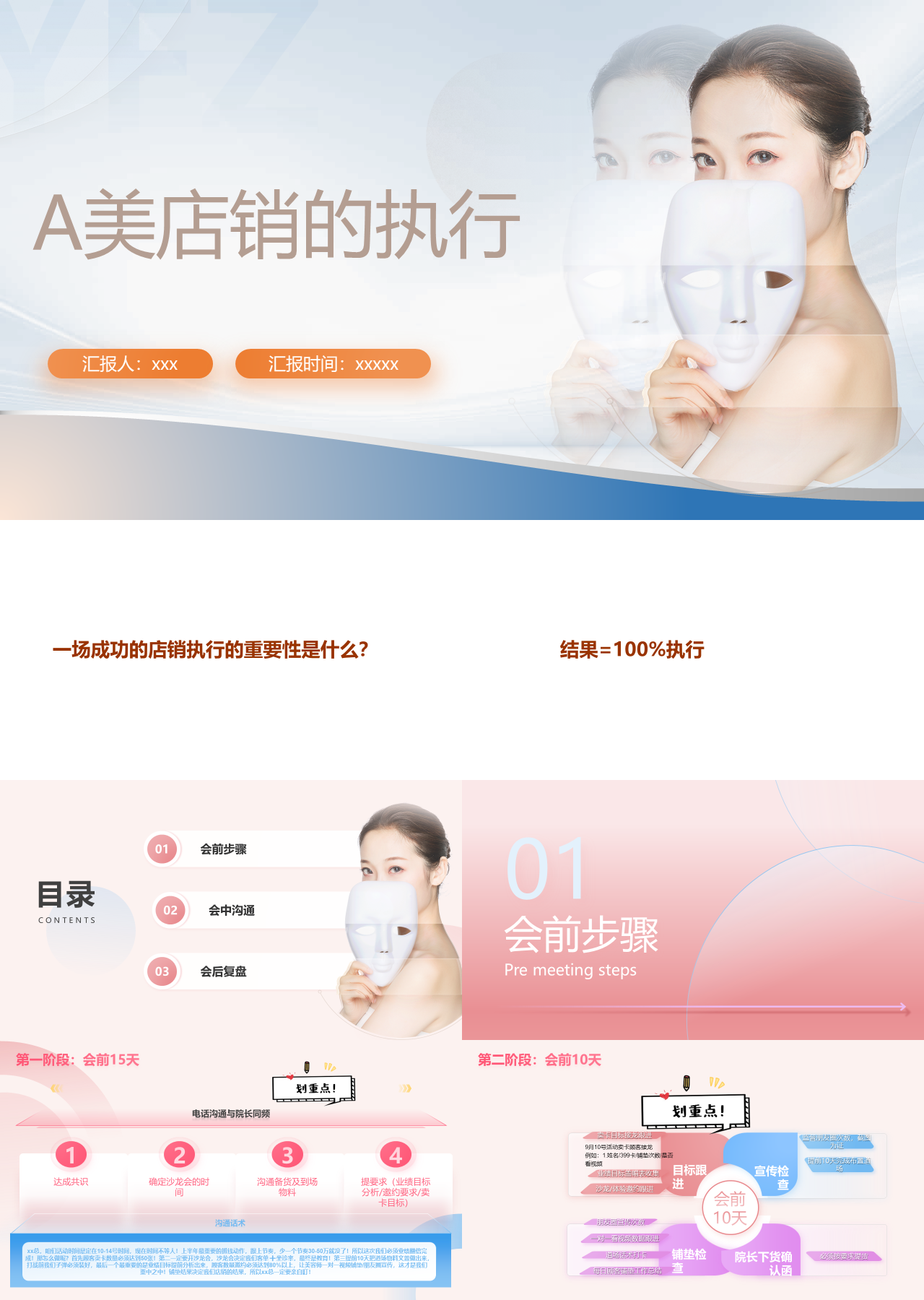 简单静态简约营销策划美店销的执行