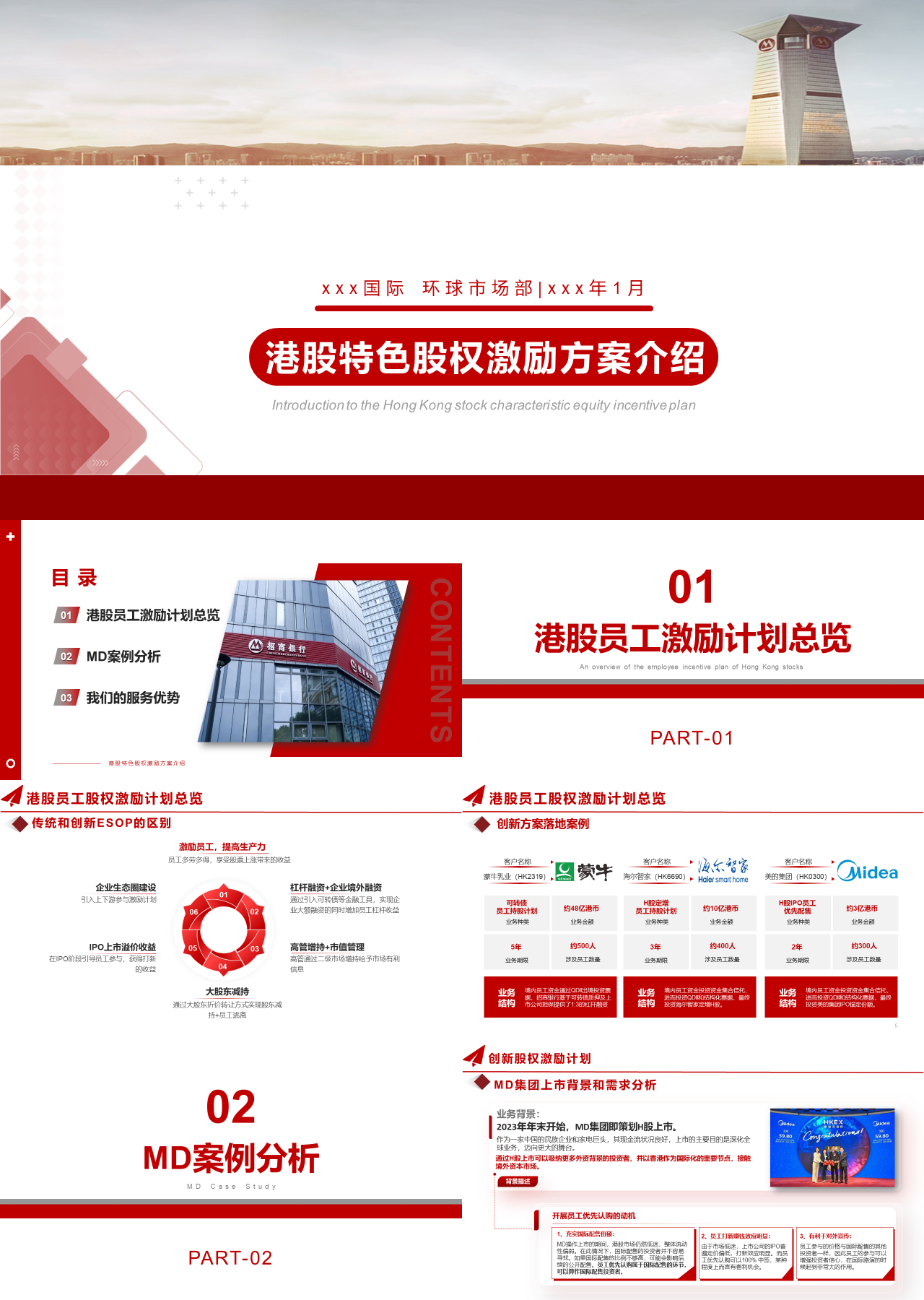 标准静态红色商业计划书港股特色股权激励方案介绍