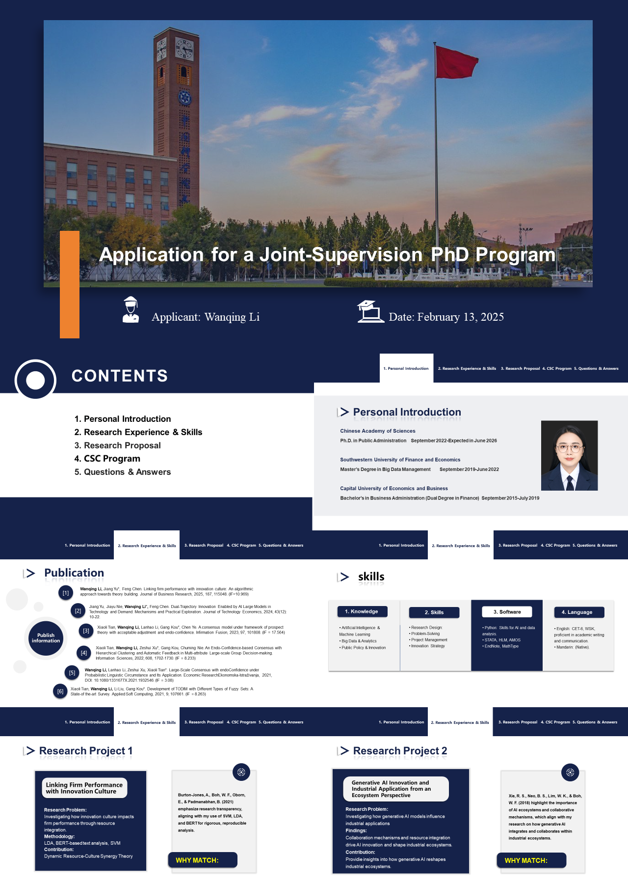 标准静态蓝色论文答辩Joint-SupervisionPhDProgram