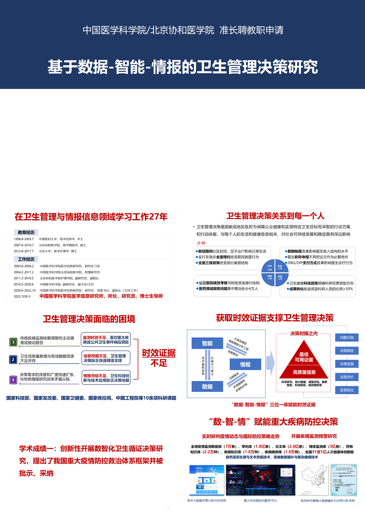 标准静态蓝色工作汇报基于数据智能情报的卫生管理决策研究