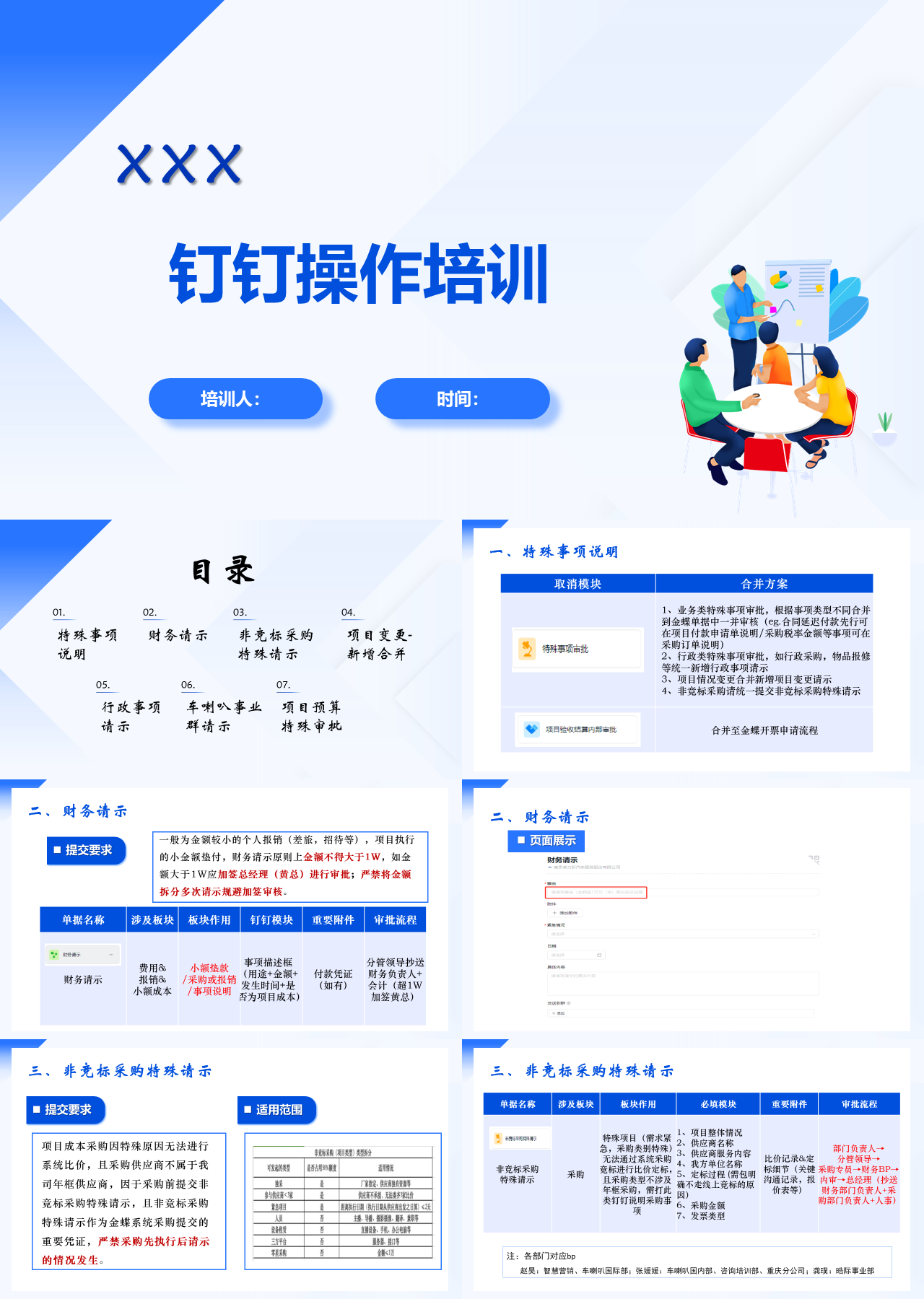 标准静态企业培训钉钉培训
