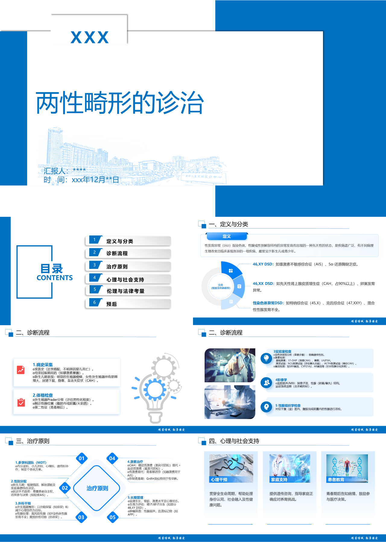 标准静态蓝色各科室护理工作总结两性畸形的诊治