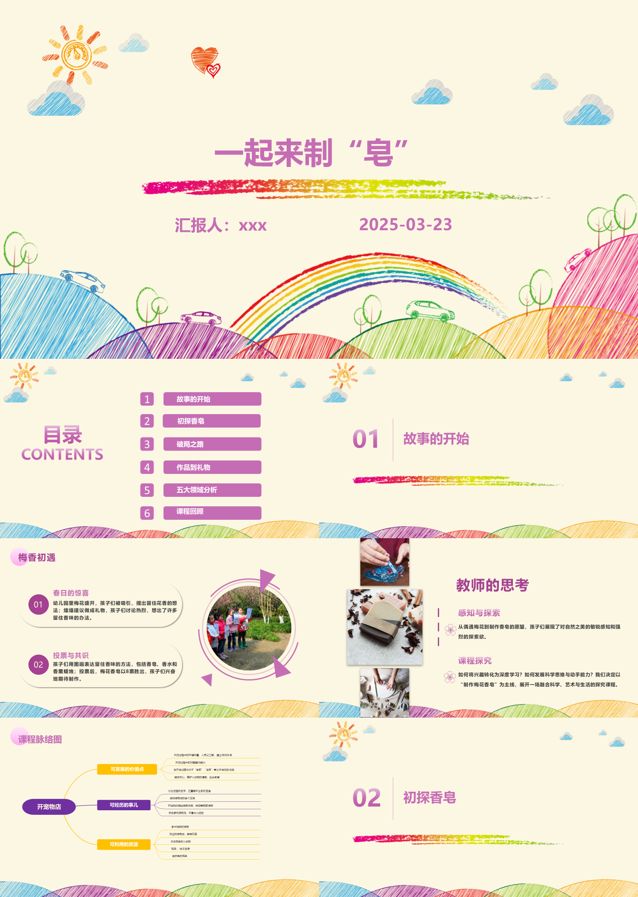 标准静态卡通主题教育一起来制皂