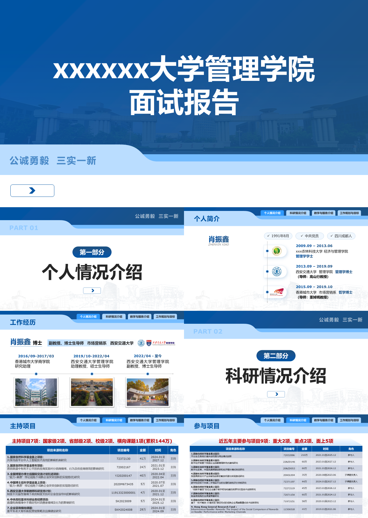 标准动态蓝色岗位竞聘管理学院面试报告
