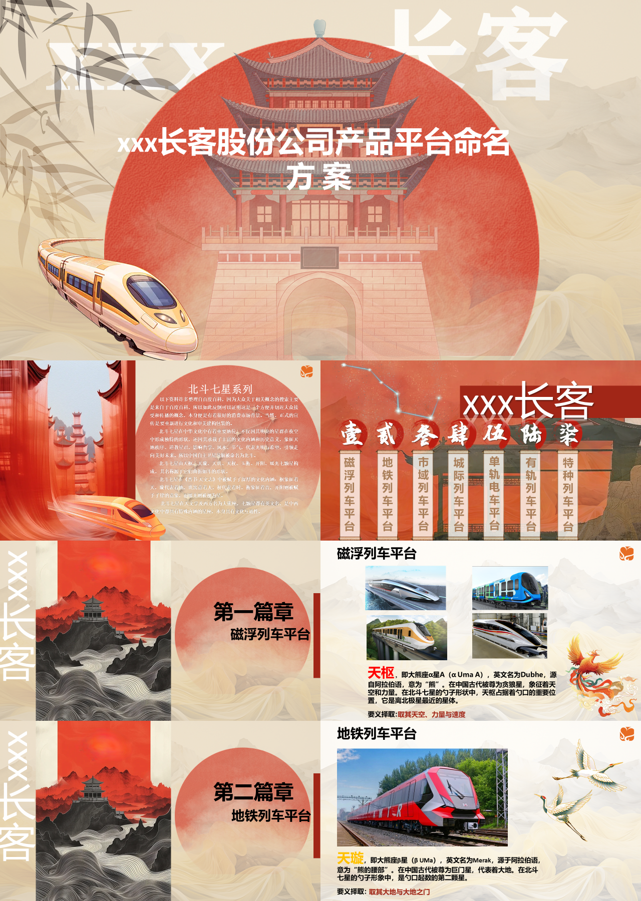 标准静态中国风企业培训长客股份公司产品平台