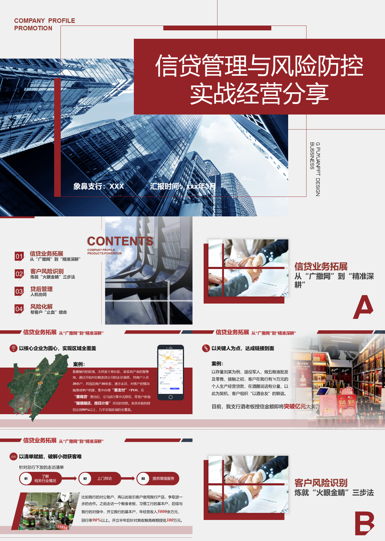 标准动态红色企业培训信贷管理与风险防控