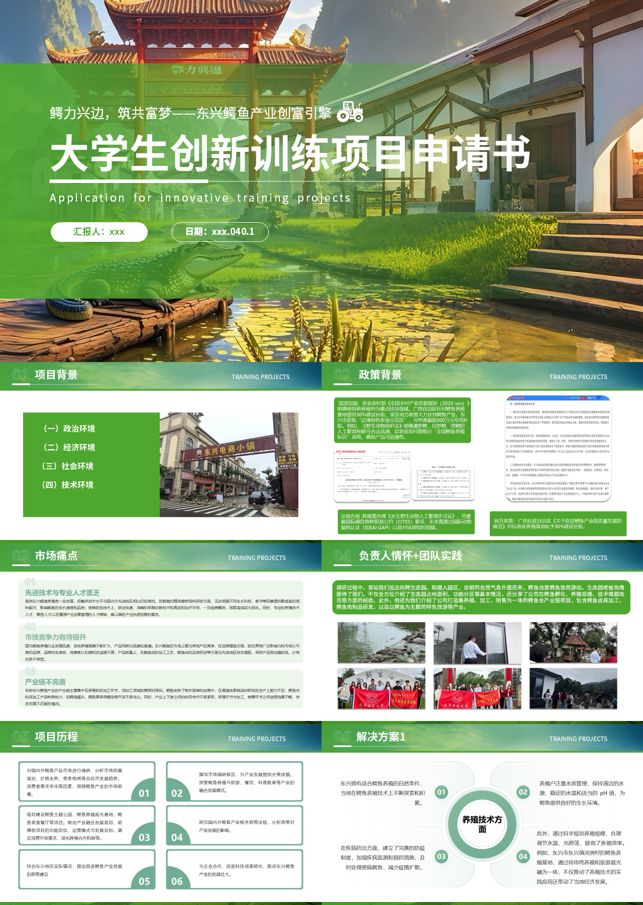 标准静态绿色商业计划书东兴鳄鱼产业创富引擎